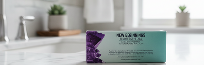 New Beginnings Energy Stone Roll On Body Oil for Revitalizing Aromatherapy