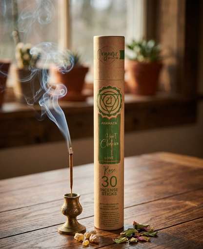 Organic By Nature Chakra Incense for Spiritual Balance and Harmony
