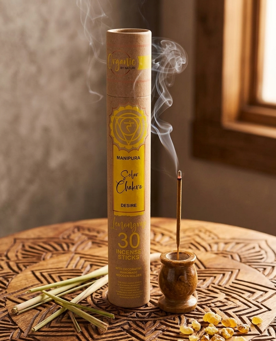 Organic By Nature Chakra Incense for Spiritual Balance and Harmony