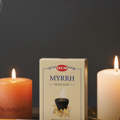 Myrrh Resin Cups - Natural Aromatic Experience for Meditation and Relaxation