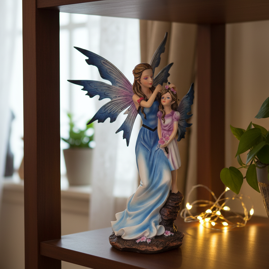 Mother & Baby Fairy - Enchanting Decor for Your Nursery and Family Spaces