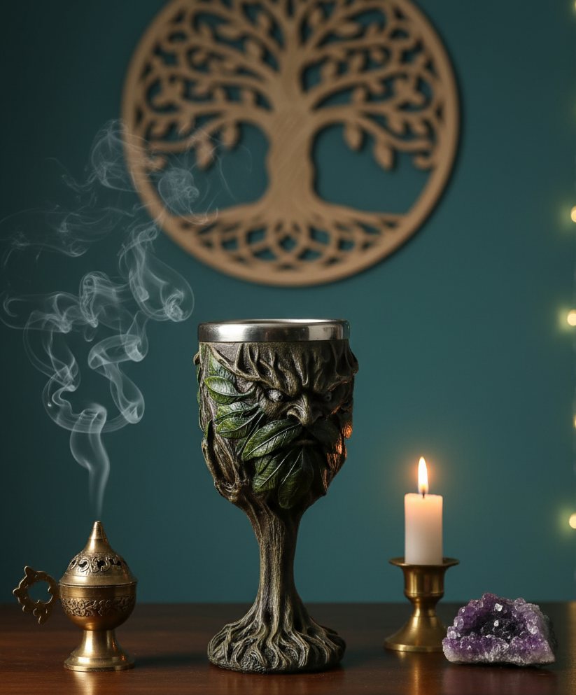 Greenman Goblet - Unique Nature-Inspired Drinkware for Every Occasion