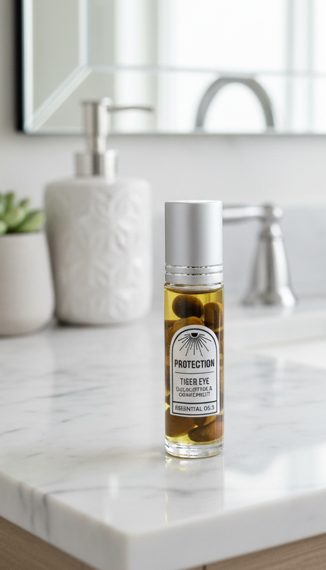 Protection Energy Stone Roll On Body Oil for Enhanced Energy and Wellbeing