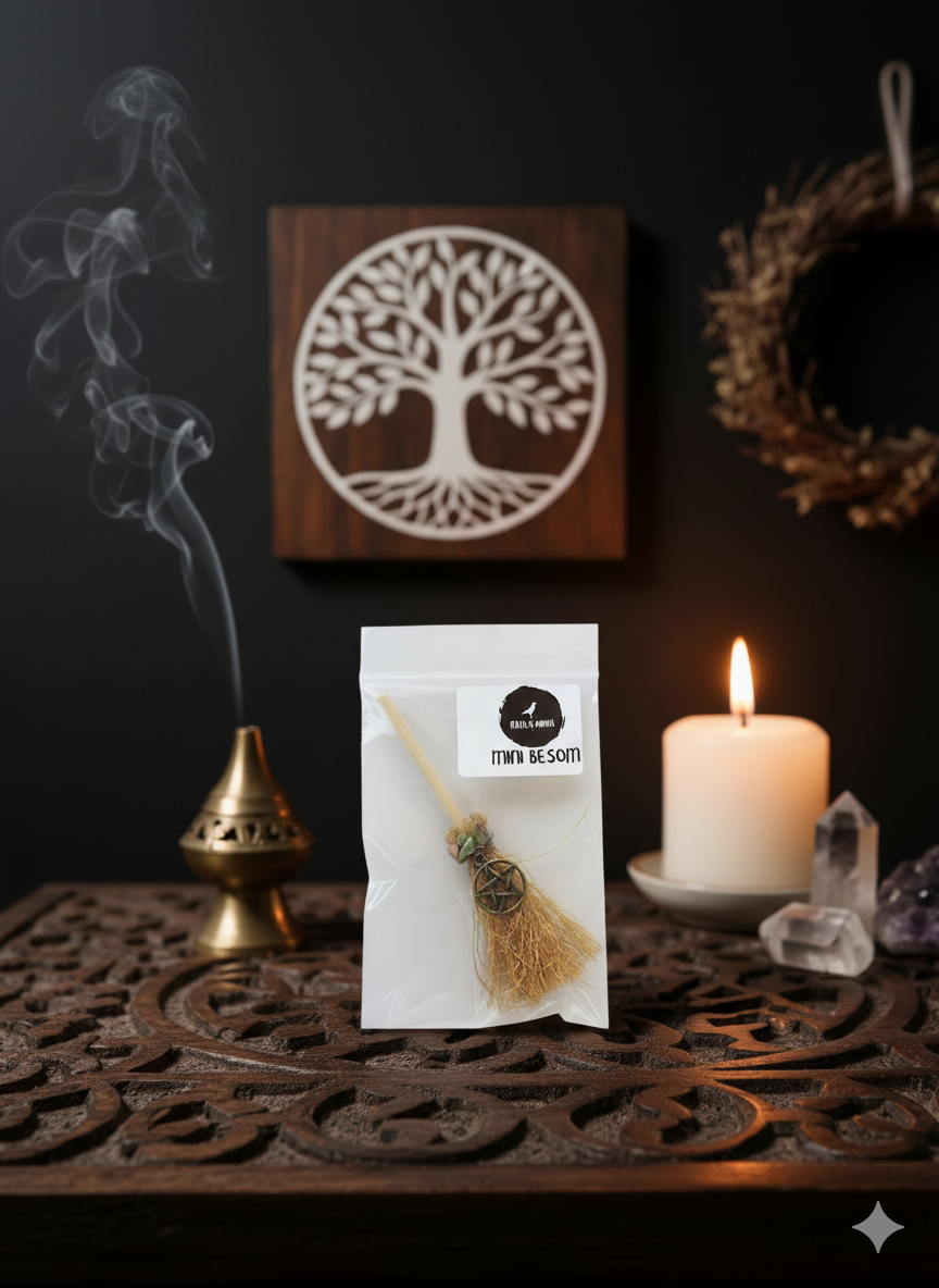 Raven Moon Tiny Besom - Divine Intentions