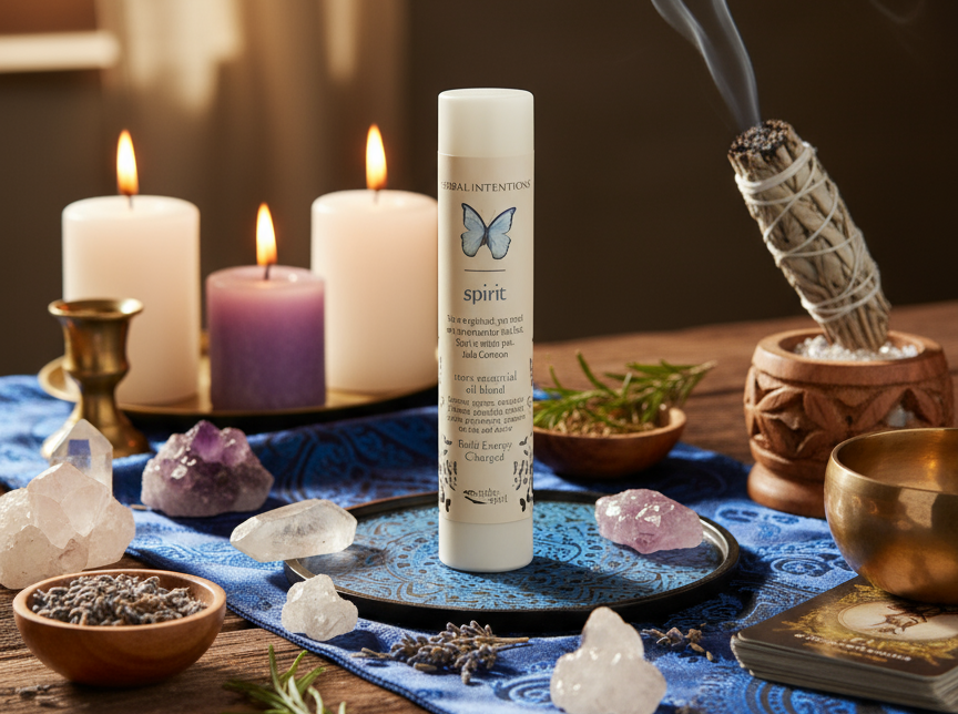 Herbal Intentions Spirit Candle - Elevate Your Space with Positive Energy