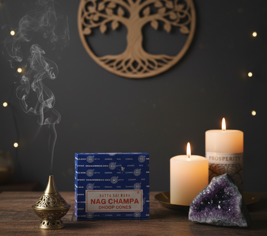 Nag Champa Dhoop Incense Cones - Divine Intentions