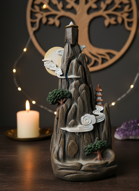 Mountain Top Backflow Incense Burner - Elevate Your Aromatherapy Experience