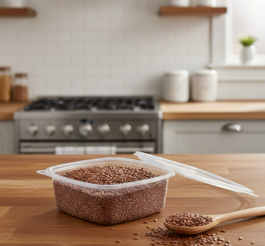 Flax Seed Whole Certified Organic Bulk 3 OZ - Premium Quality Nutrition