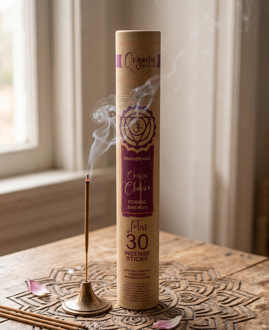 Organic By Nature Chakra Incense for Spiritual Balance and Harmony