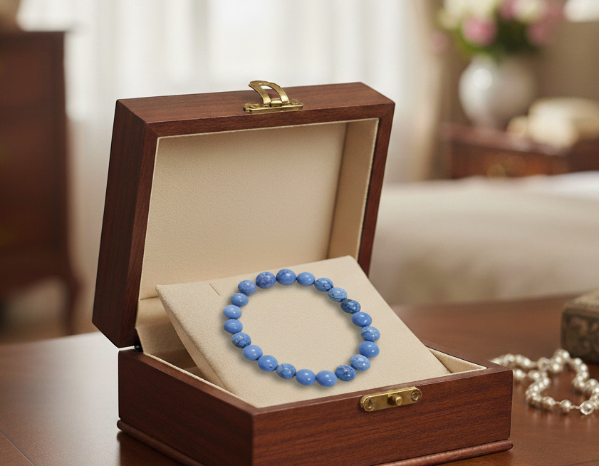 Sodalite 8 MM Bracelet for Feelings of Peace and Calmness