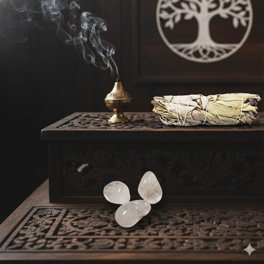 Rock Crystal Tumbled Gemstone - Divine Intentions