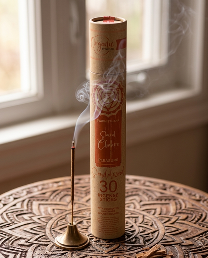 Organic By Nature Chakra Incense for Spiritual Balance and Harmony