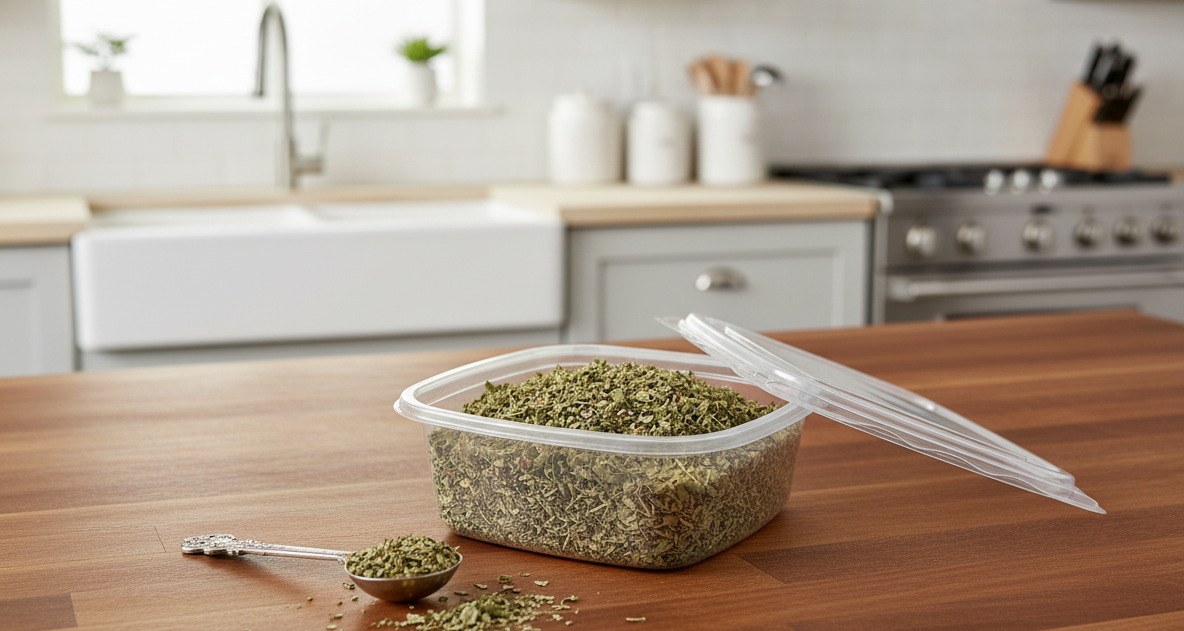 Basil Leaf Cut & Sifted 1 Oz - Premium Quality Herb for Culinary Delights