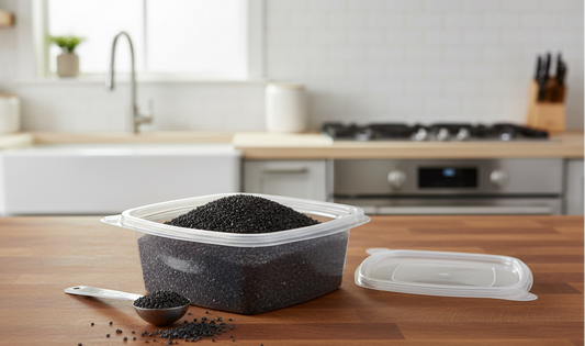 Black Hawaiian Salt Fine Bulk 4 Oz for Rituals and Seasoning - Premium Quality