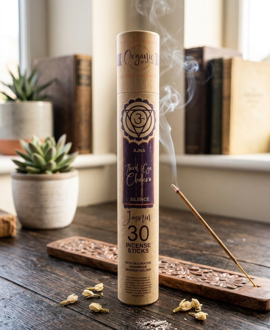 Organic By Nature Chakra Incense for Spiritual Balance and Harmony