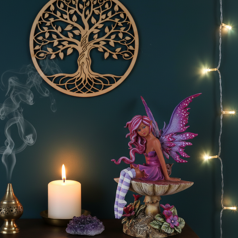 Magenta Fairy: Enchanting Garden Decor for a Magical Touch
