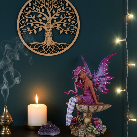 Magenta Fairy: Enchanting Garden Decor for a Magical Touch