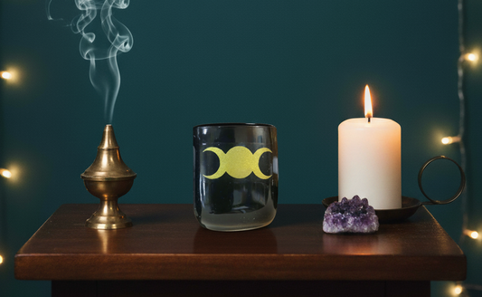 Triple Moon Mini Chime Candle Holder