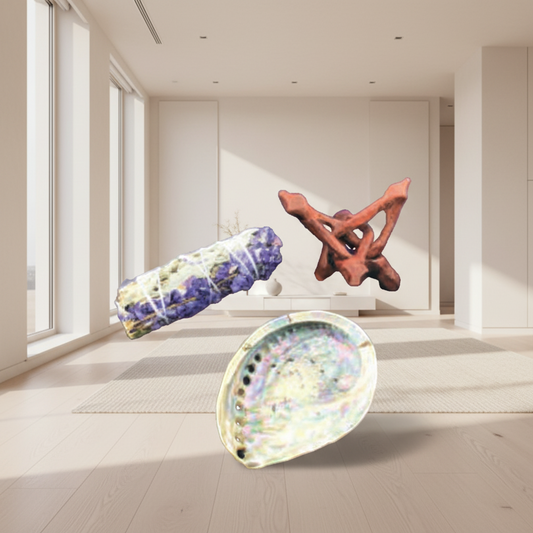 Sage Smudge Kit w/Purple Espuela 4 Inch