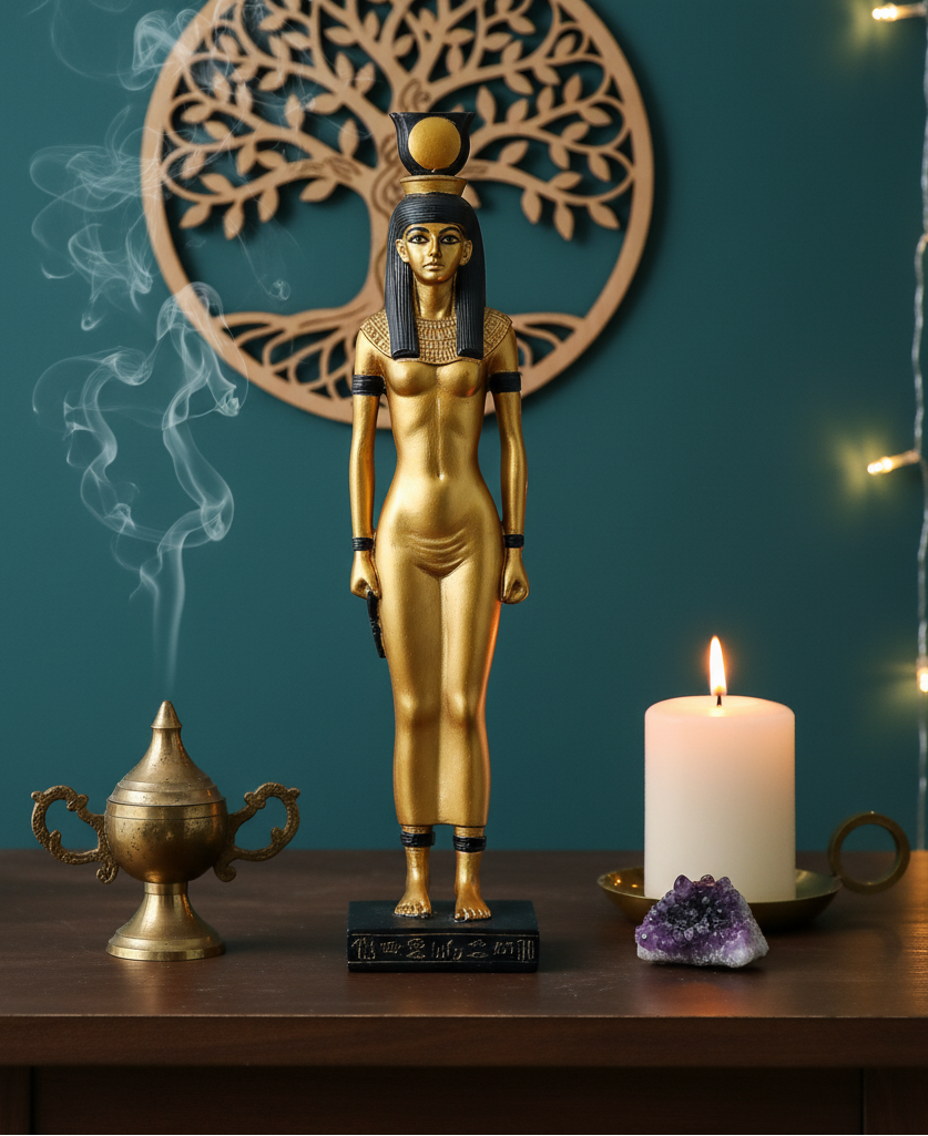 Hathor Goddess Statue - Exquisite Representation of Ancient Egyptian Deity