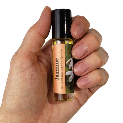 Shadow Scents Jasmine Roll-On Perfume Body Oil – Luxurious Jasmine Fragrance for Women, Floral Body Oil Perfume
