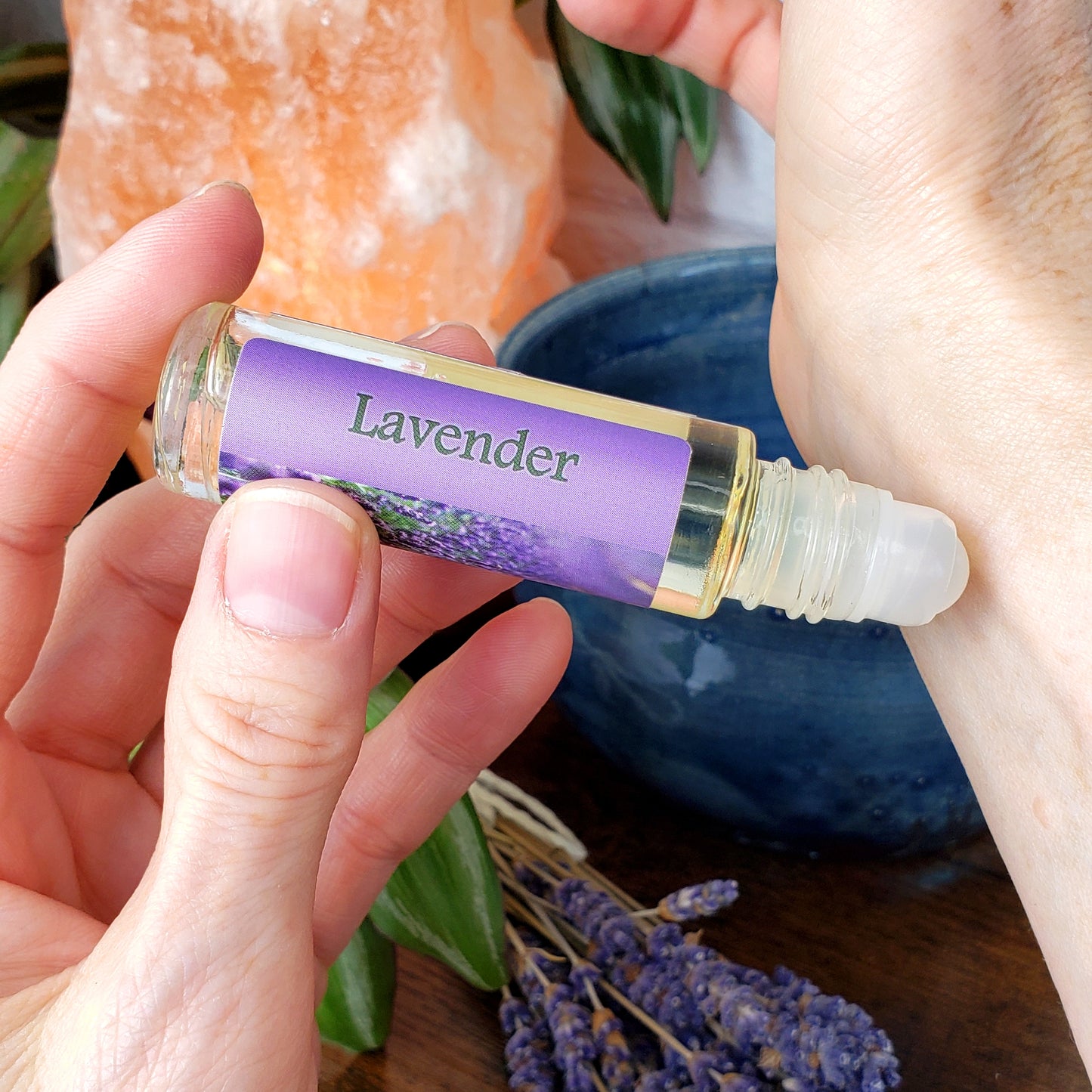 Shadow Scents Lavender Roll-On Perfume Body Oil – Soothing Floral & Herbal Fragrance Oil, Body Oil