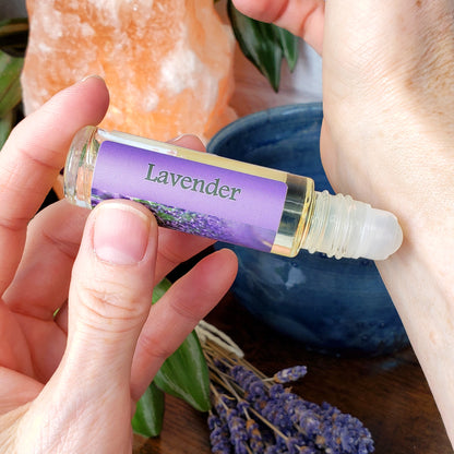 Shadow Scents Lavender Roll-On Perfume Body Oil – Soothing Floral & Herbal Fragrance Oil, Body Oil