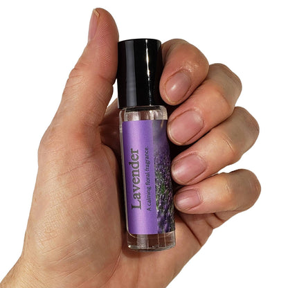Shadow Scents Lavender Roll-On Perfume Body Oil – Soothing Floral & Herbal Fragrance Oil, Body Oil