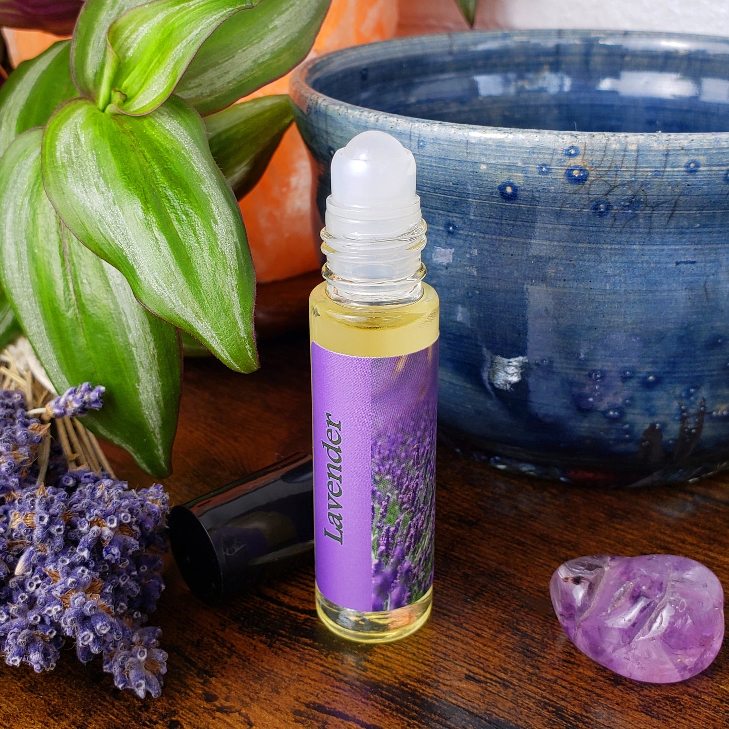 Shadow Scents Lavender Roll-On Perfume Body Oil – Soothing Floral & Herbal Fragrance Oil, Body Oil