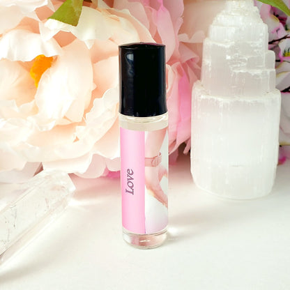 Shadow Scents Love Spell Roll-On Perfume Body Oil – Sweet Fruits, Citrus & White Musk Fragrance for Women