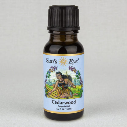 Sun's Eye 100% Essential Cedarwood Oil for Aromatherapy and Relaxation