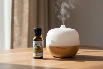 Sun's Eye 100% Essential Lemon Oil - Pure Citrus Aroma for Aromatherapy and Wellness