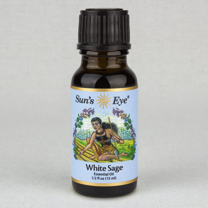 Sun's Eye White Sage Essential Oil in Coconut Carrier Oil
