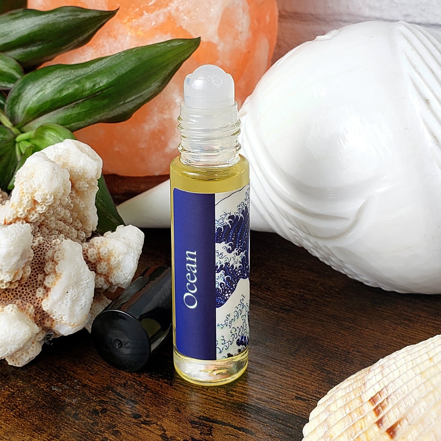 Shadow Scents Ocean Roll-On Perfume Body Oil Fresh & Light Aquatic Unisex Fragrance, Coastal Scent