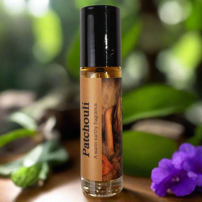 Shadow Scents Patchouli Roll-On Perfume Body Oil – Earthy, Spicy & Woodsy Unisex Fragrance Oil