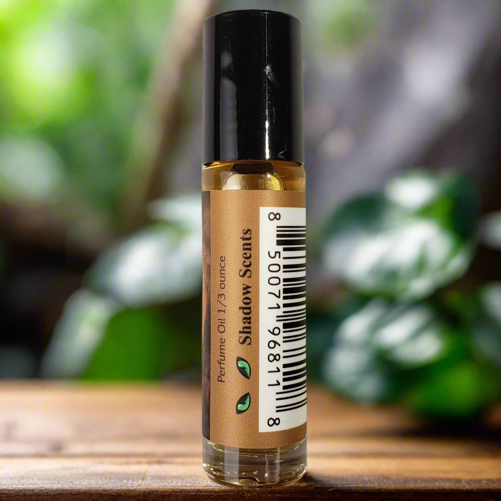Shadow Scents Patchouli Roll-On Perfume Body Oil – Earthy, Spicy & Woodsy Unisex Fragrance Oil