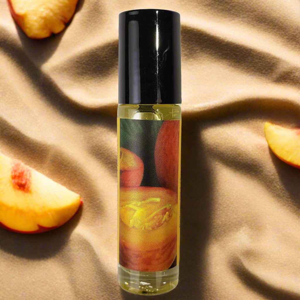 Shadow Scents Peachy Roll-On Perfume Body Oil – A Mouthwatering Juicy Peach Fragrance for Women