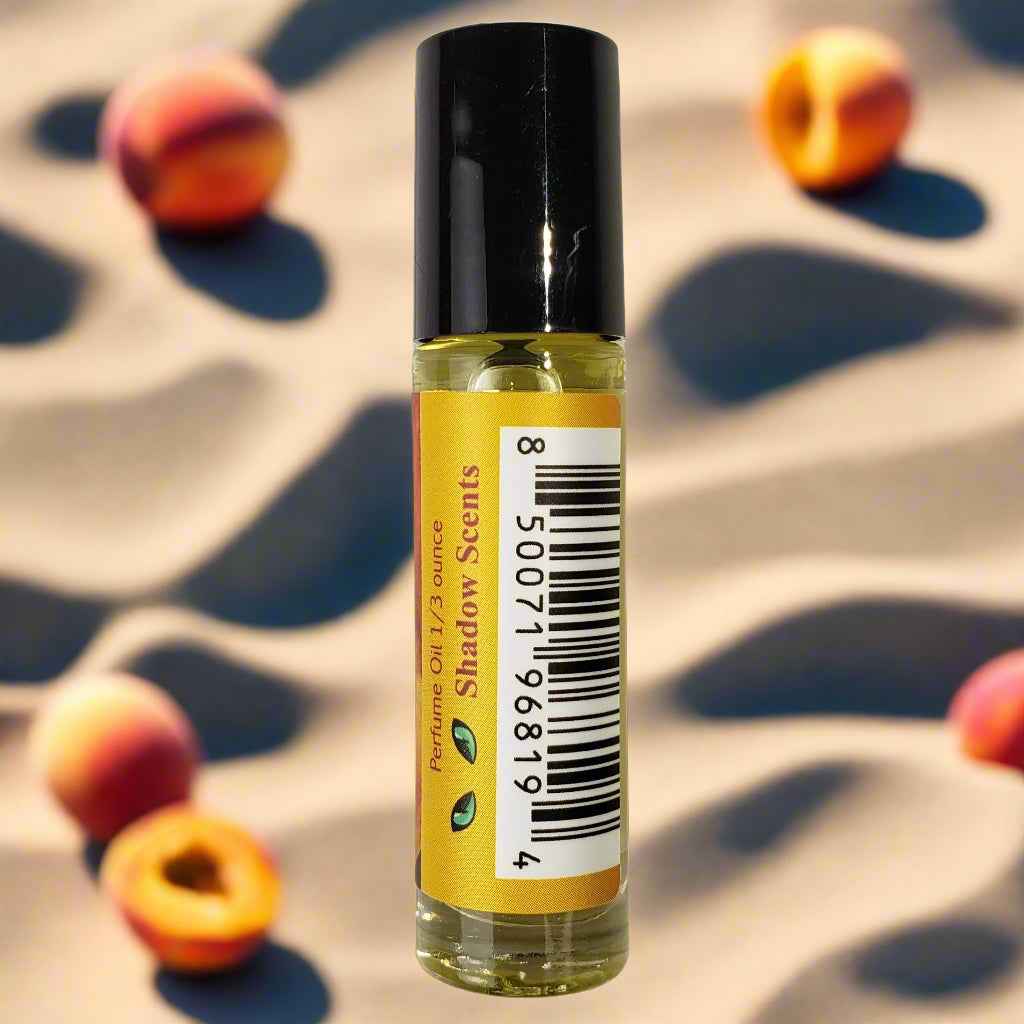 Shadow Scents Peachy Roll-On Perfume Body Oil – A Mouthwatering Juicy Peach Fragrance for Women