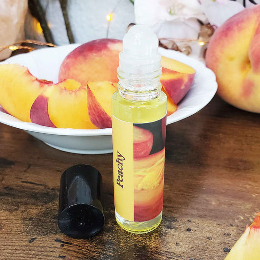 Shadow Scents Peachy Roll-On Perfume Body Oil – A Mouthwatering Juicy Peach Fragrance for Women