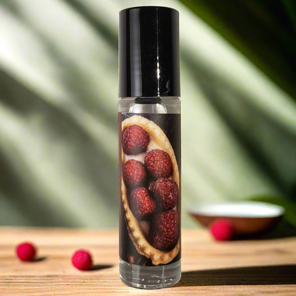 Shadow Scents Raspberry Vanilla Roll-On Perfume Body Oil – Raspberries and Sweet Vanilla Fragrance Oil