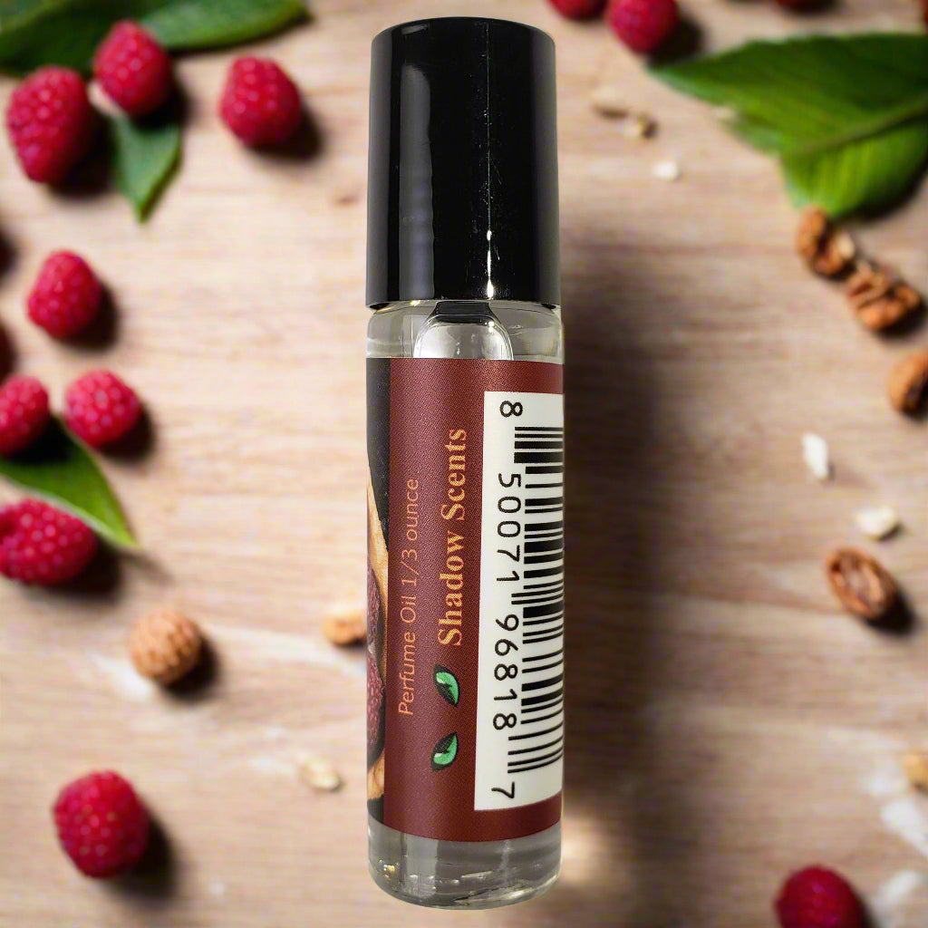 Shadow Scents Raspberry Vanilla Roll-On Perfume Body Oil – Raspberries and Sweet Vanilla Fragrance Oil