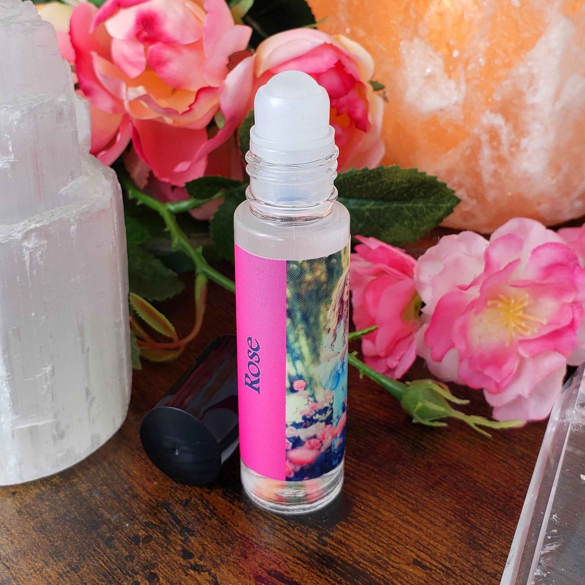 Shadow Scents Rose Roll-On Perfume Body Oil – Classic True Rose Floral Fragrance Oil
