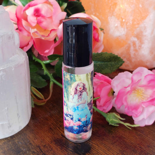 Shadow Scents Rose Roll-On Perfume Body Oil – Classic True Rose Floral Fragrance Oil