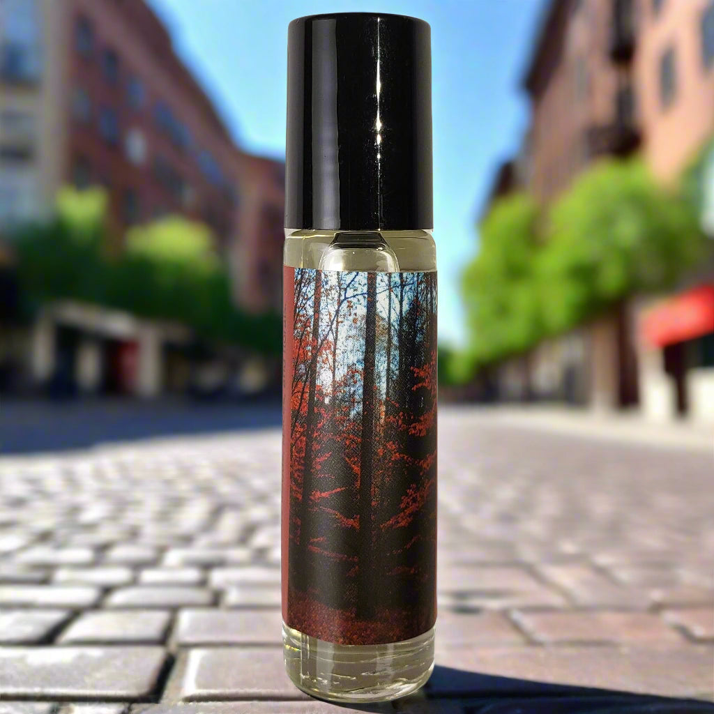 Shadow Scents Rouge Roll-On Perfume Body Oil – A Luxurious Woods, Spices & Floral Fragrance Oil - A Long-lasting Woodsy Unisex Scent
