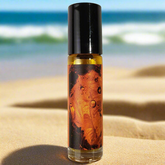 Shadow Scents Royal Amber Roll-On Perfume Body Oil – Rich, Woody & Spicy Tunisian Amber Unisex Fragrance Oil