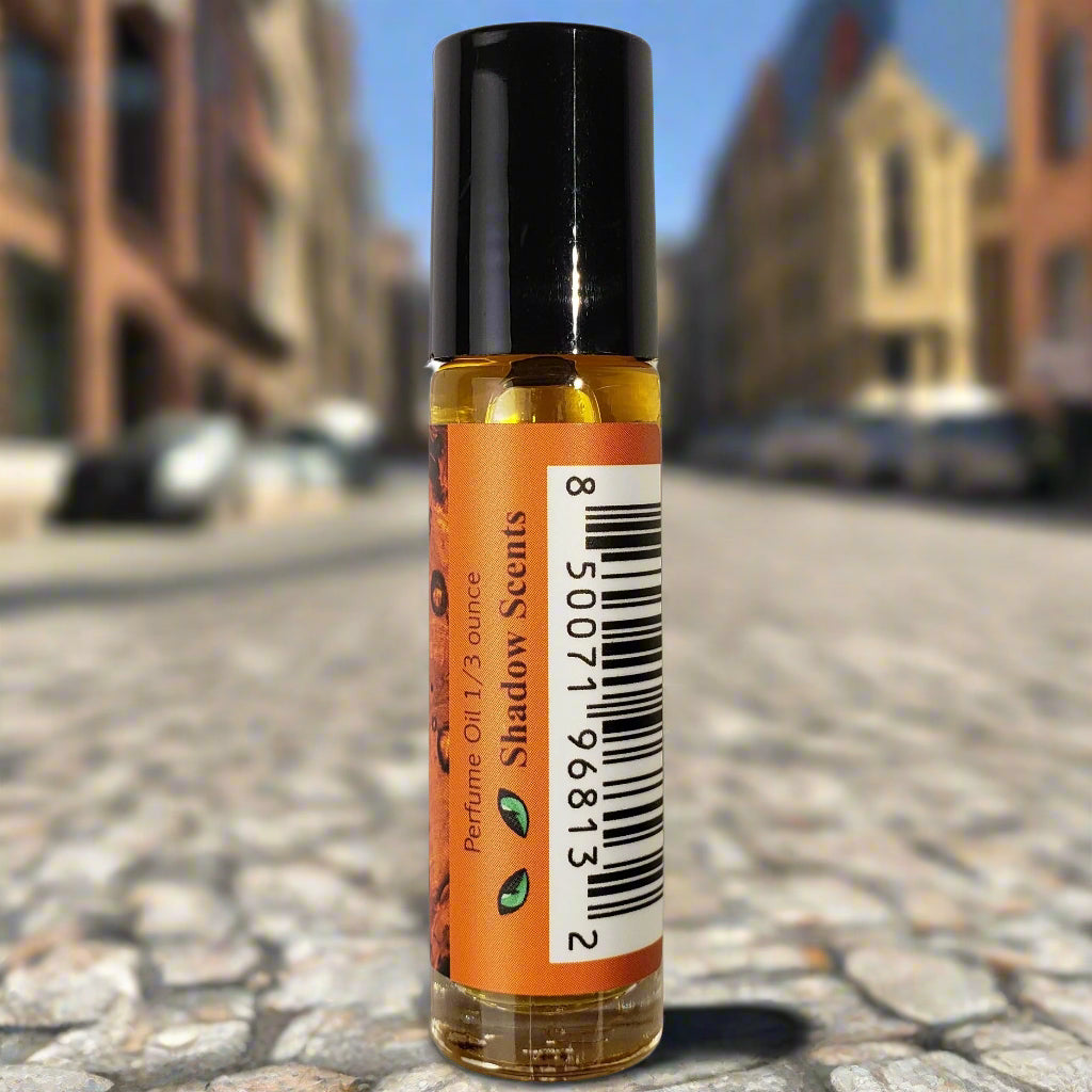 Shadow Scents Royal Amber Roll-On Perfume Body Oil – Rich, Woody & Spicy Tunisian Amber Unisex Fragrance Oil