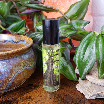 Shadow Scents Sandalwood Roll-On Perfume Body Oil – A Classic Soft & Warm Woodsy Fragrance, Unisex Body Oil