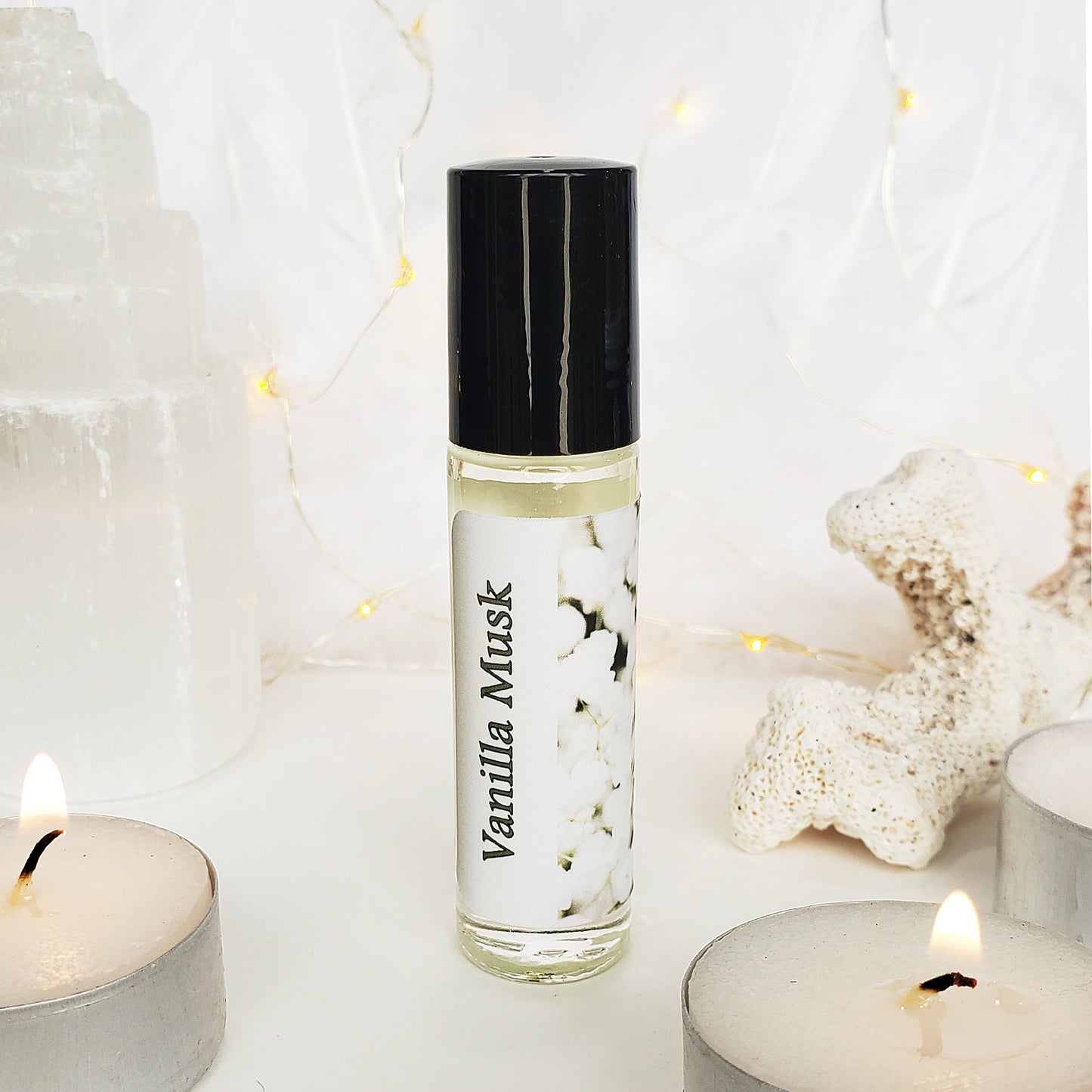 Shadow Scents Vanilla Musk Roll-On Perfume Body Oil – Sweet Vanilla & Warm White Musk Fragrance Oil