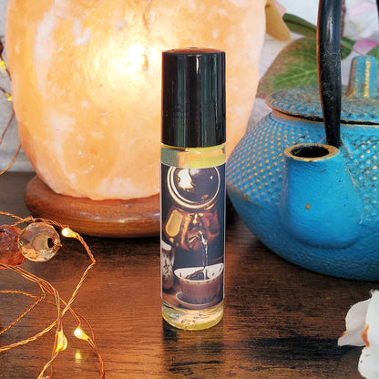 Shadow Scents White Tea & Ginger Roll-On Perfume Body Oil – Clean Tea Fragrance with Ginger & Spices, Unisex Perfume Oil