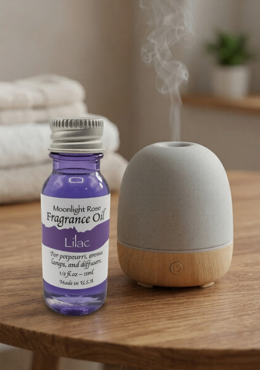 Moonlight Rose Lilac Aroma Oil for Relaxation and Serenity